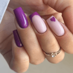 valentine nails