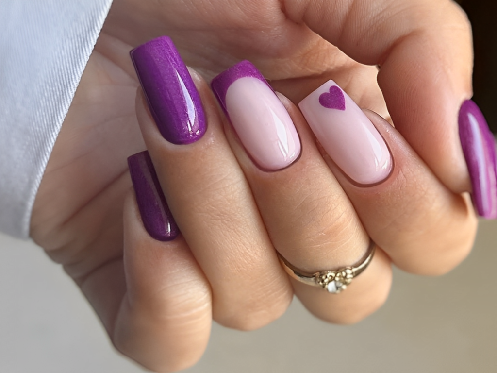 valentine nails 
