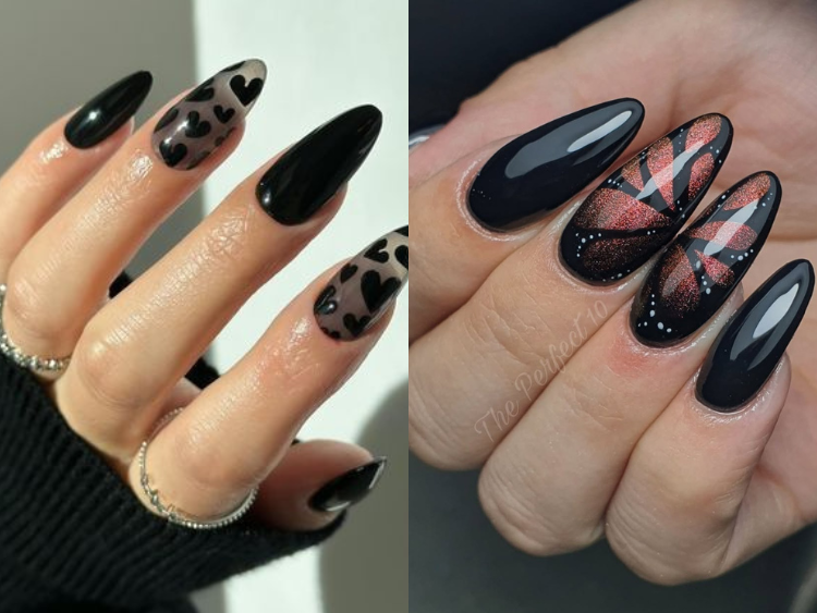 img. of black nails