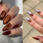 img. of brown nails