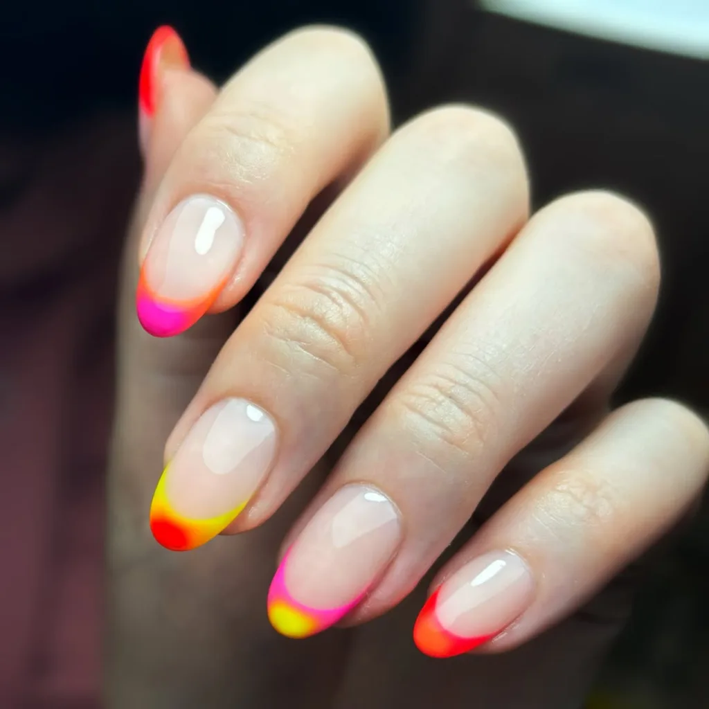 Ombre French Summer Nails